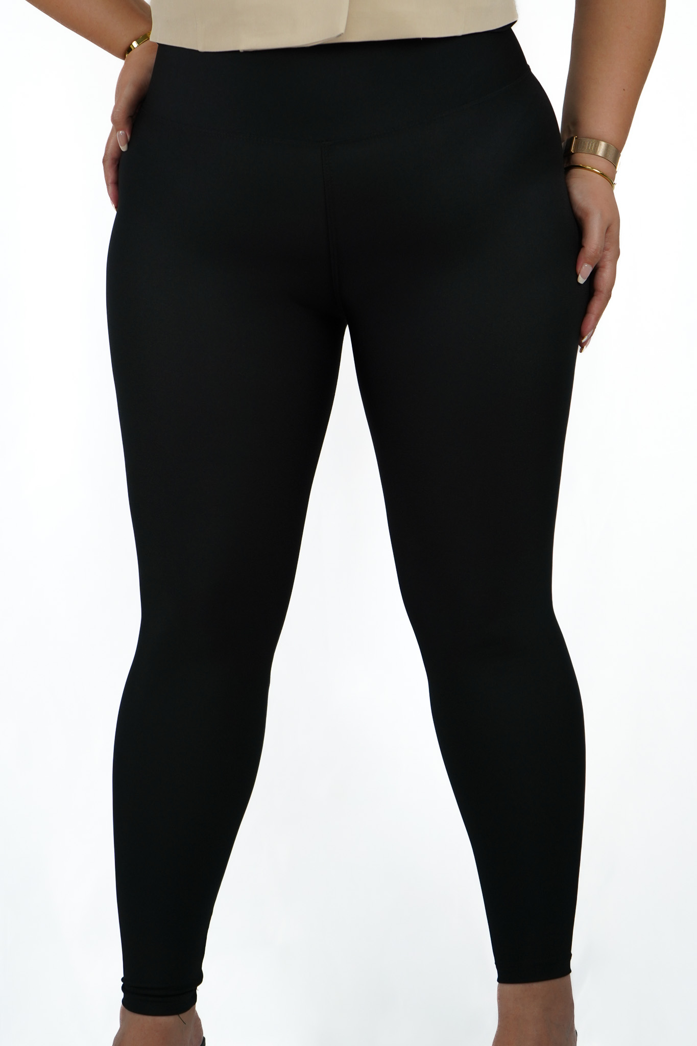 GAELLE PARIS lycra leggings GBDP18954 - Black price online